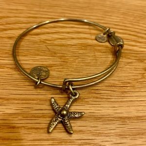 Alex and Ani Starfish Charm Bangle